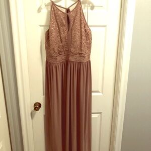 Special occasion dress size 22 NWT taupe